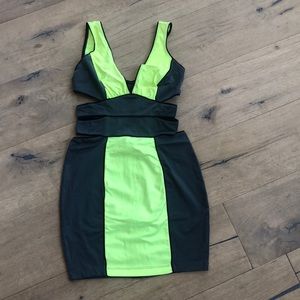 Bebe body con neon dress